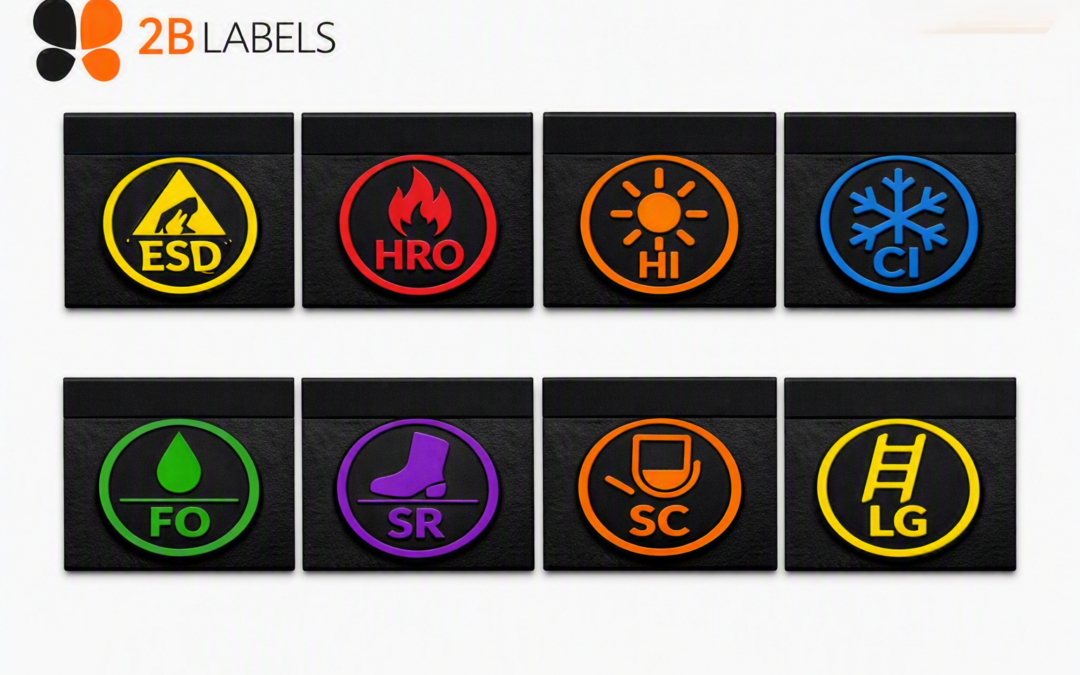 Logotipos 3D para sector laboral y seguridad